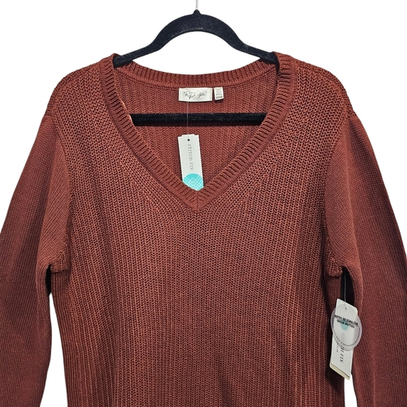Stitch‎ Fix RD Style Women’s Sweater Size XL Long Sleeve V Neck Tunic NWT - Picture 2 of 8